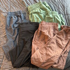 Womens Multi-Color Jogger Set